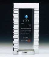 크리스탈+금속상패