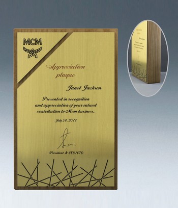 인쇄판+원목상패