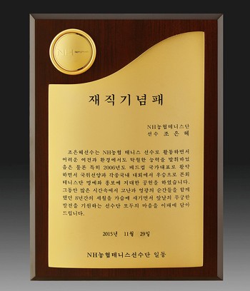 순금 도금 액자패