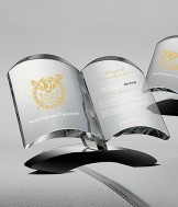 화이트+블랙크리스탈상패