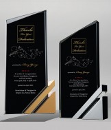 블랙크리스탈+금속상패