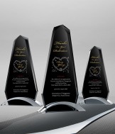 블랙크리스탈+금속상패