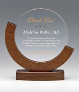 화이트크리스탈+원목상패